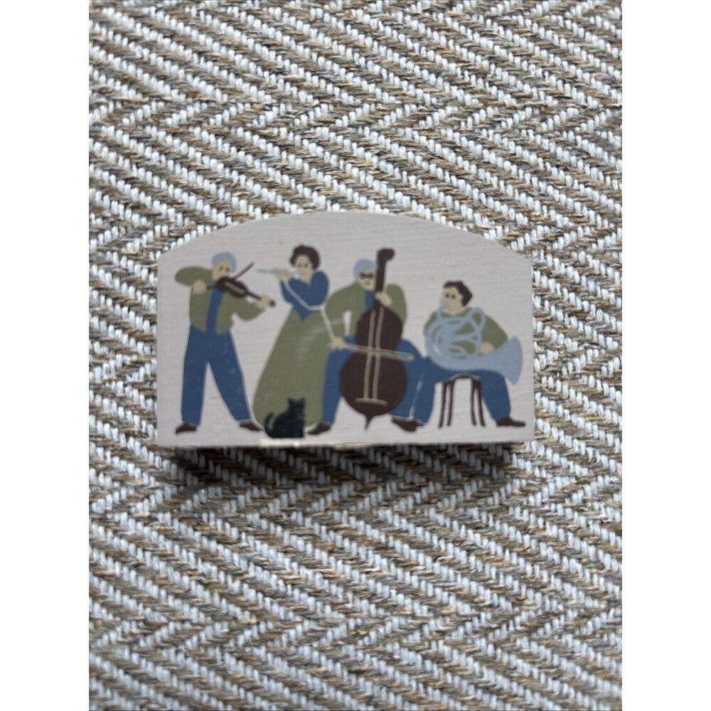 CATS‎ MEOW BAND QUARTET ACCESSORY Wooden Shelf Sitter